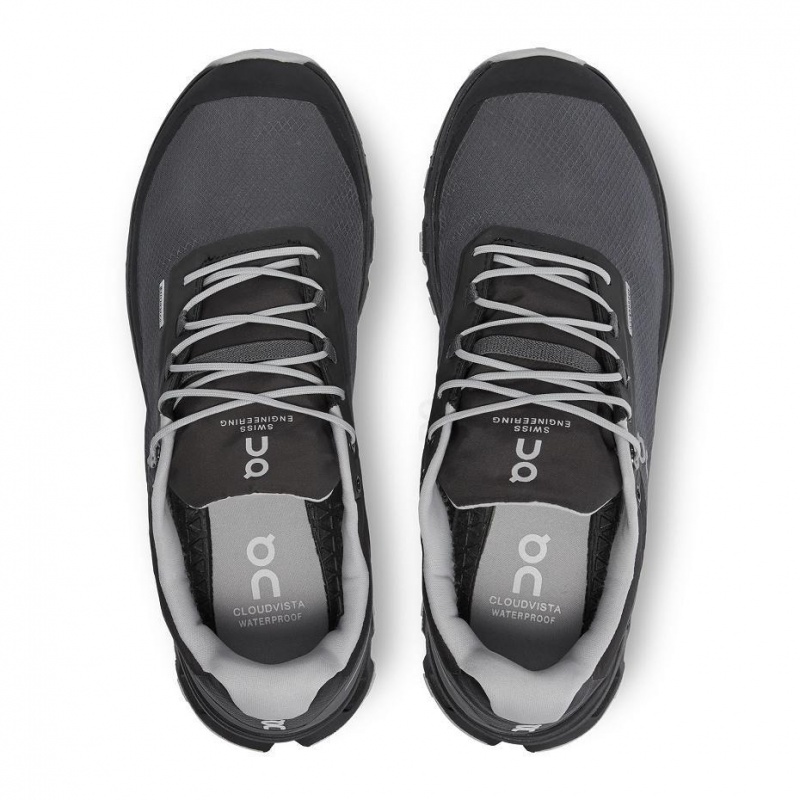 Black On Cloudvista Waterproof Women's Trail Running Shoes | USA_ON8695