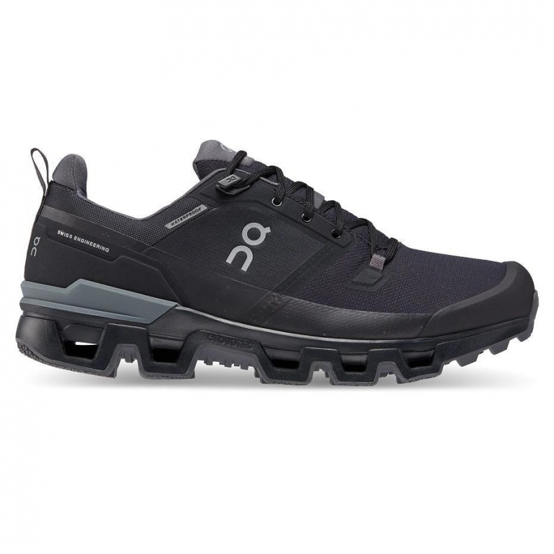 Black On Cloudwander Waterproof Men\'s Hiking Shoes | USA_ON8008