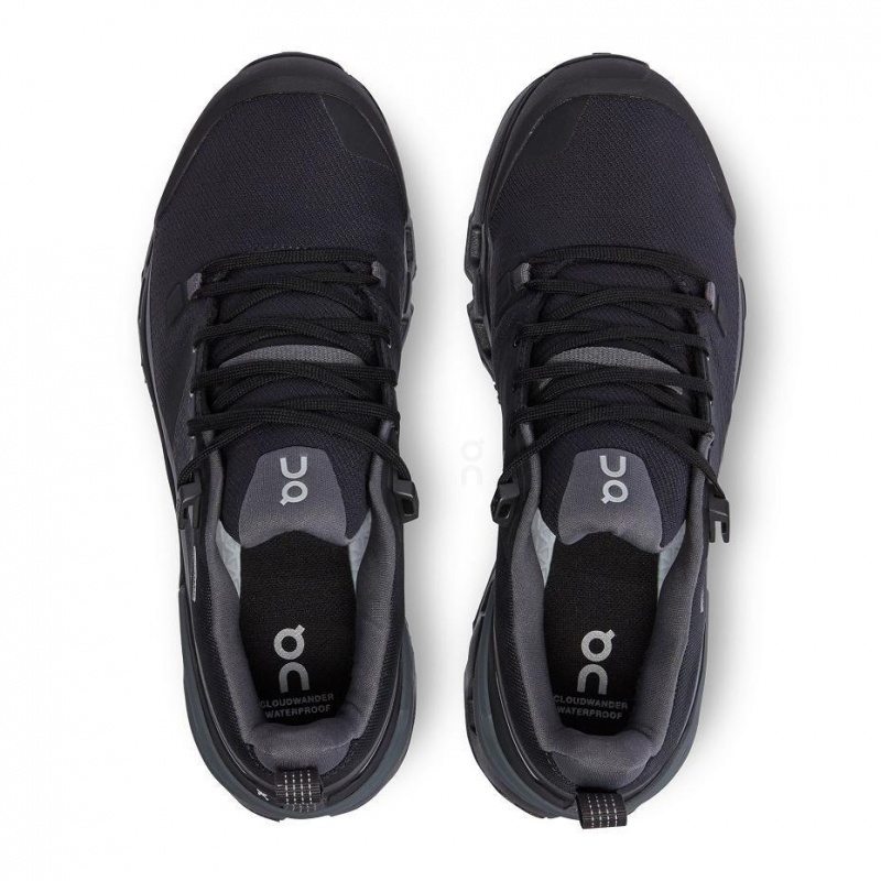 Black On Cloudwander Waterproof Women's Hiking Shoes | USA_ON8337