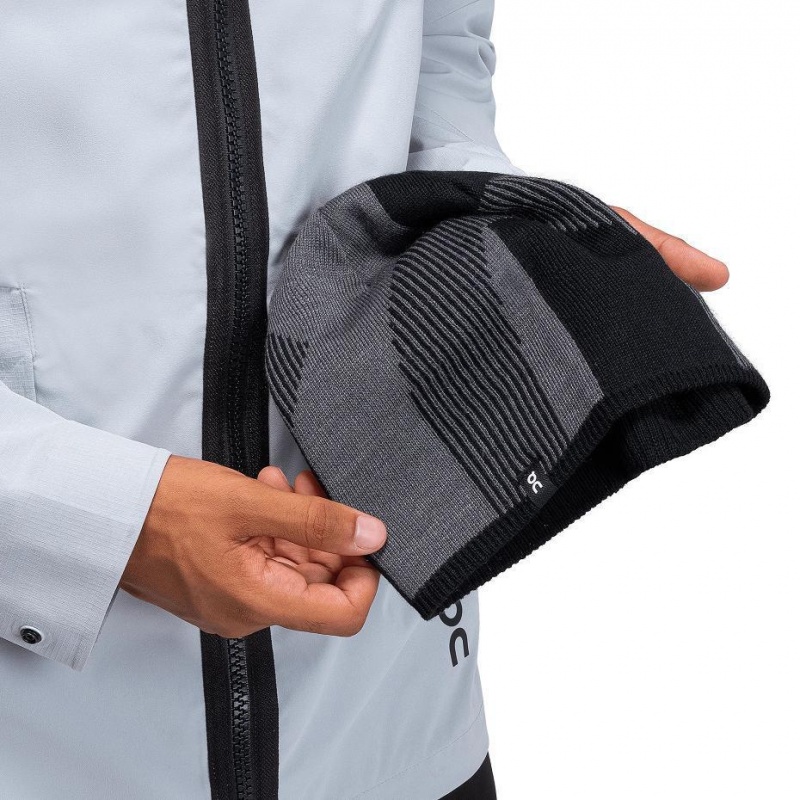 Black On Explorer Merino Men's Beanie | USA_ON8364