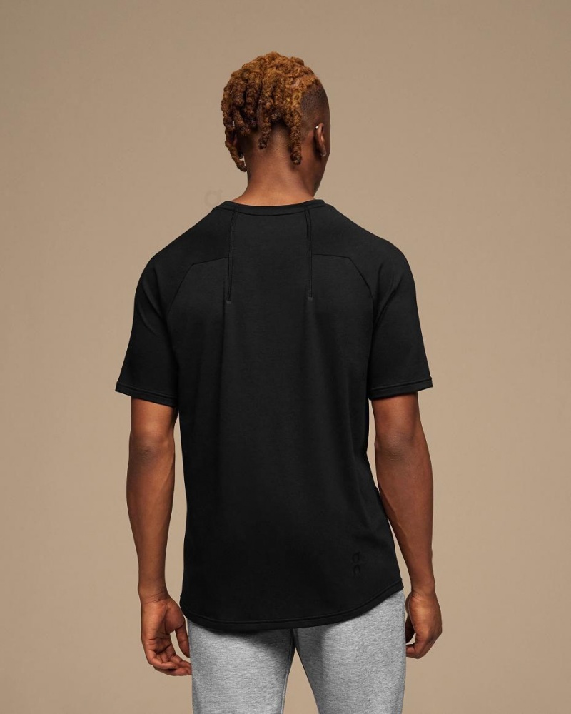 Black On Focus-T Men's T-shirts | USA_ON8614