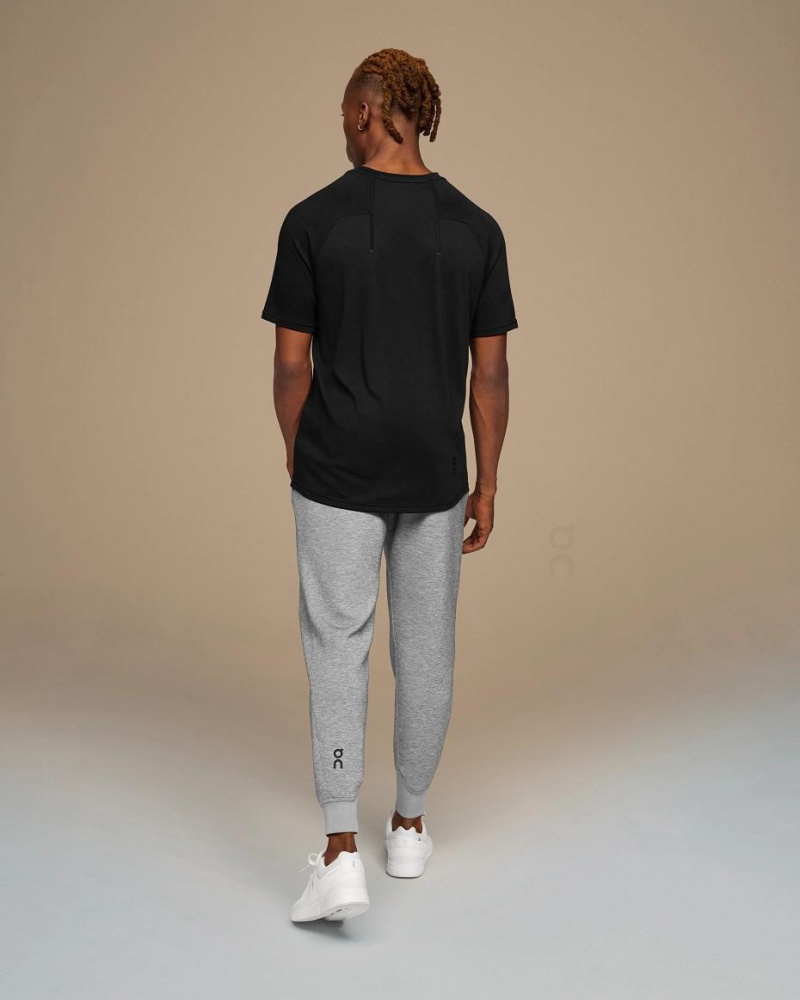 Black On Focus-T Men's T-shirts | USA_ON8614