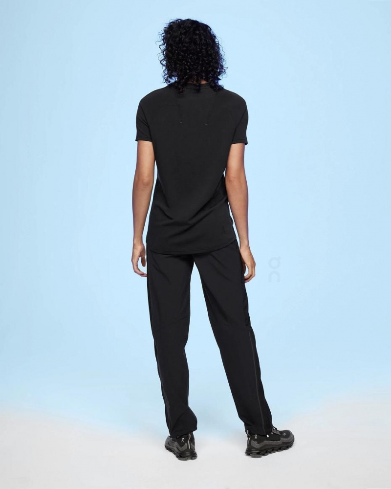 Black On Focus-T Women's T-shirts | USA_ON8966