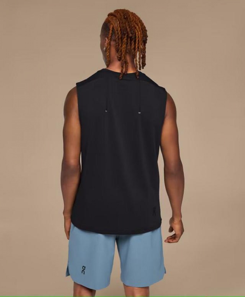 Black On Focus Men's Tank | USA_ON8117