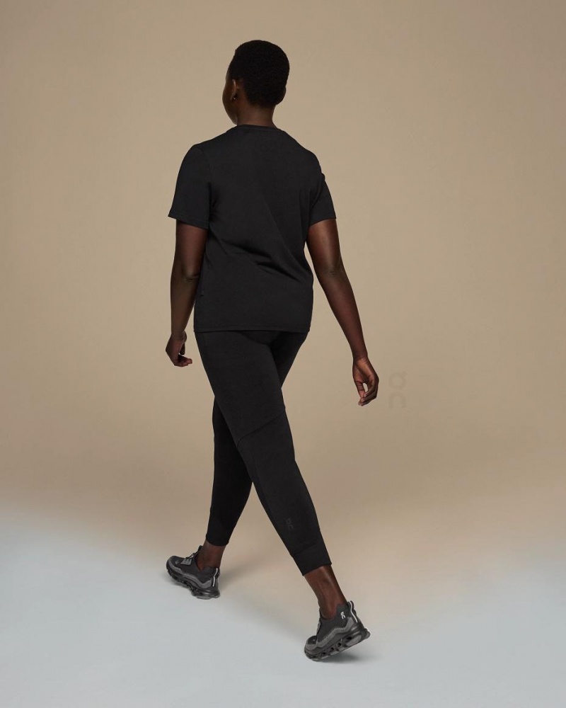 Black On Graphic-T Women's T-shirts | USA_ON8557