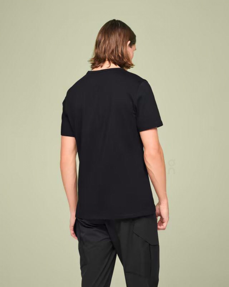 Black On Graphic Men's T-shirts | USA_ON8939