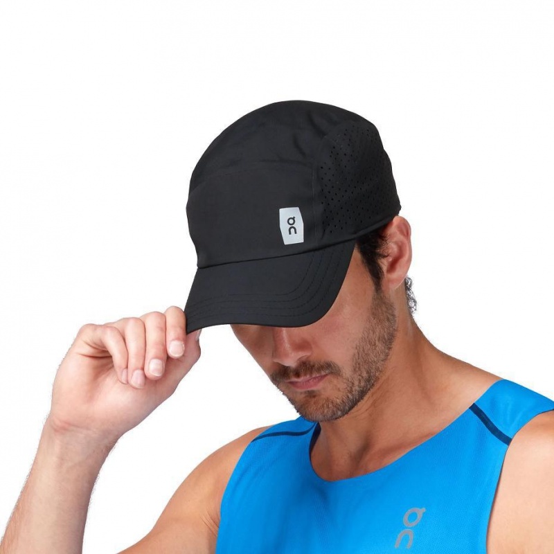 Black On Lightweight Men\'s Caps | USA_ON8188