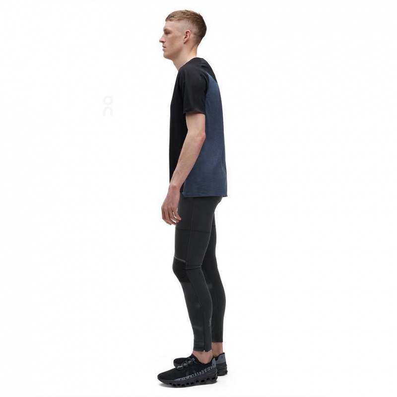 Black On Long Lumos Men's Tights | USA_ON8747