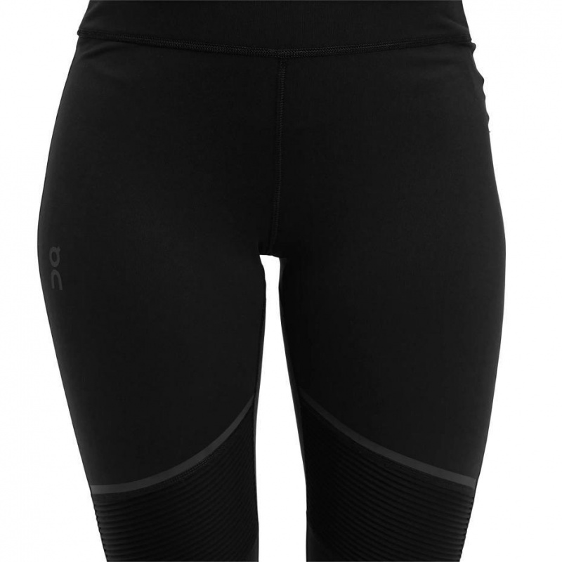 Black On Long Lumos Women's Tights | USA_ON8288