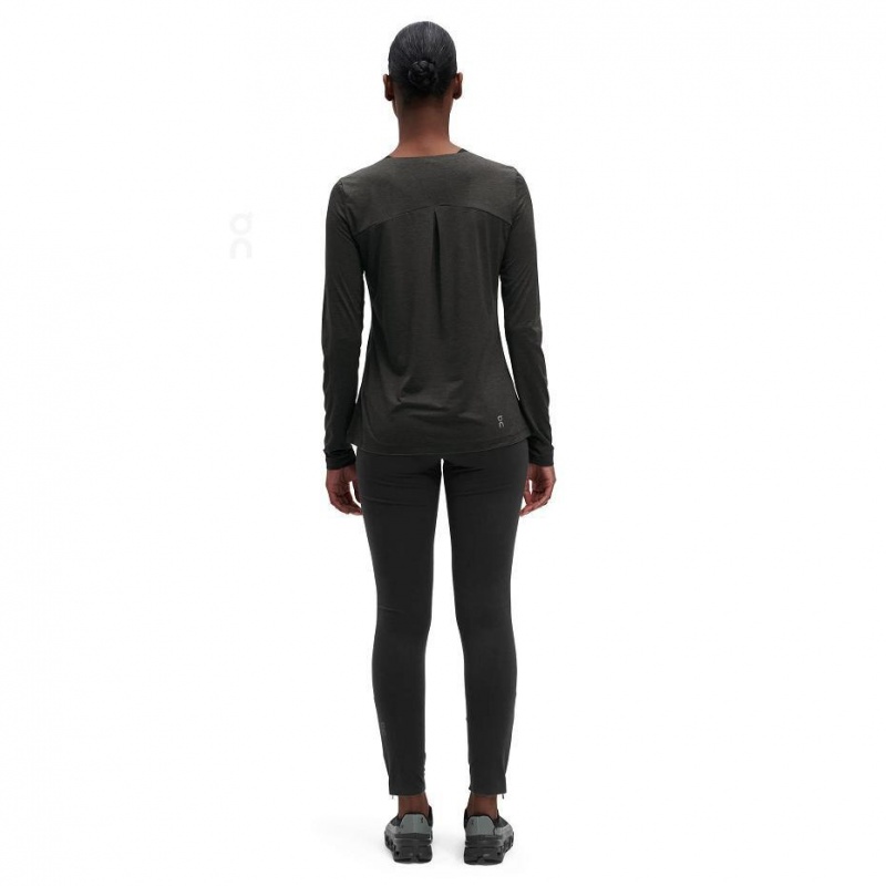 Black On Long Lumos Women's Tights | USA_ON8288