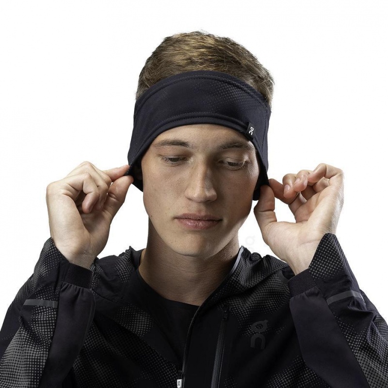 Black On Lumos Men's Headband | USA_ON8078