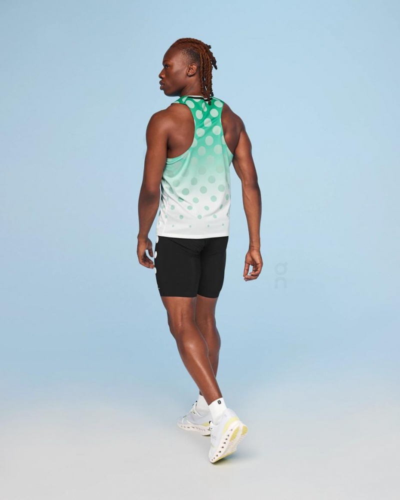 Black On Marathon Tight Distance Men's Shorts | USA_ON8612