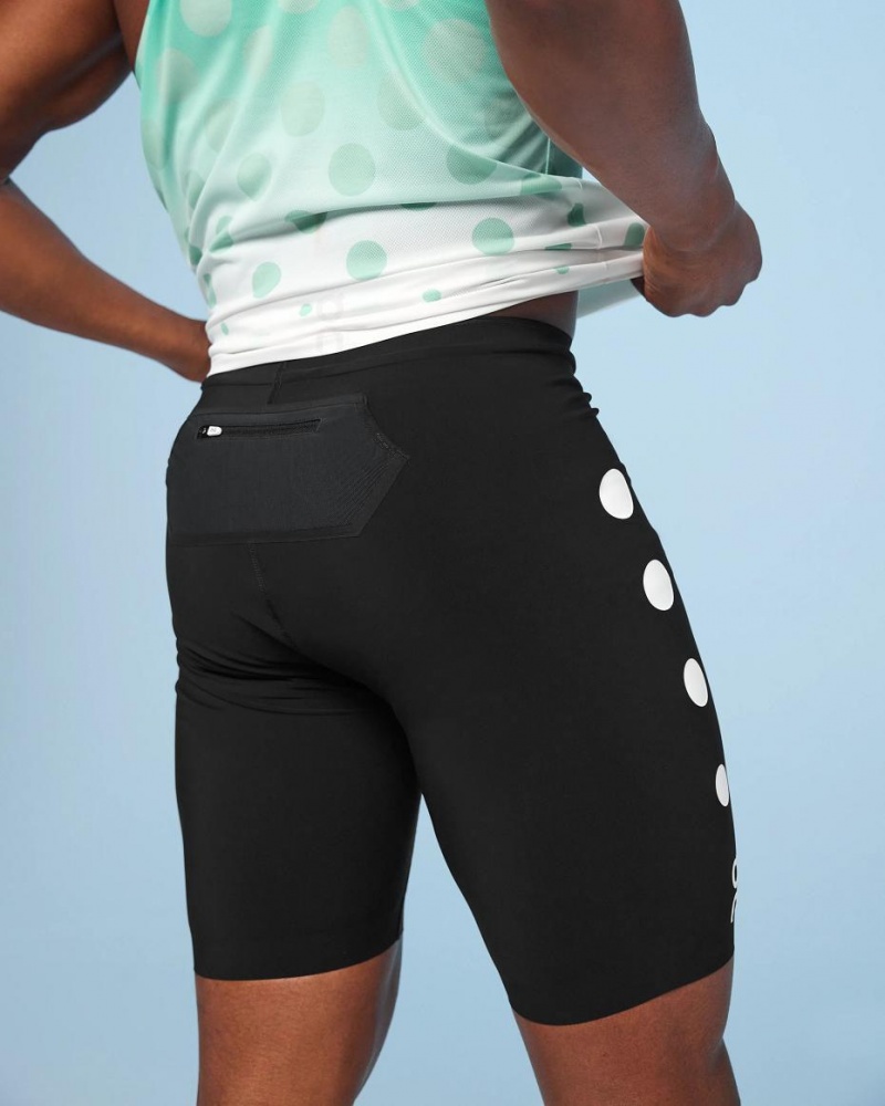 Black On Marathon Tight Distance Men's Shorts | USA_ON8612