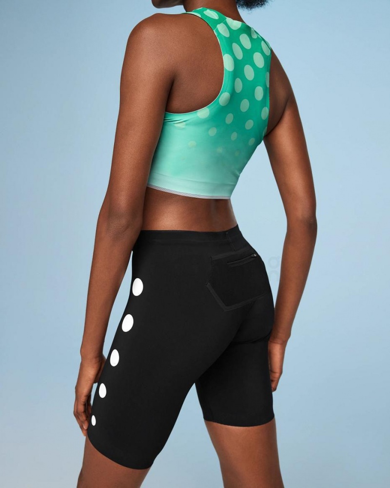 Black On Marathon Tight Distance Women's Shorts | USA_ON8070