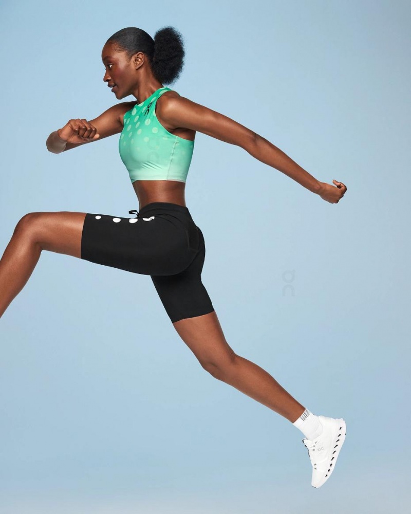 Black On Marathon Tight Distance Women's Shorts | USA_ON8070
