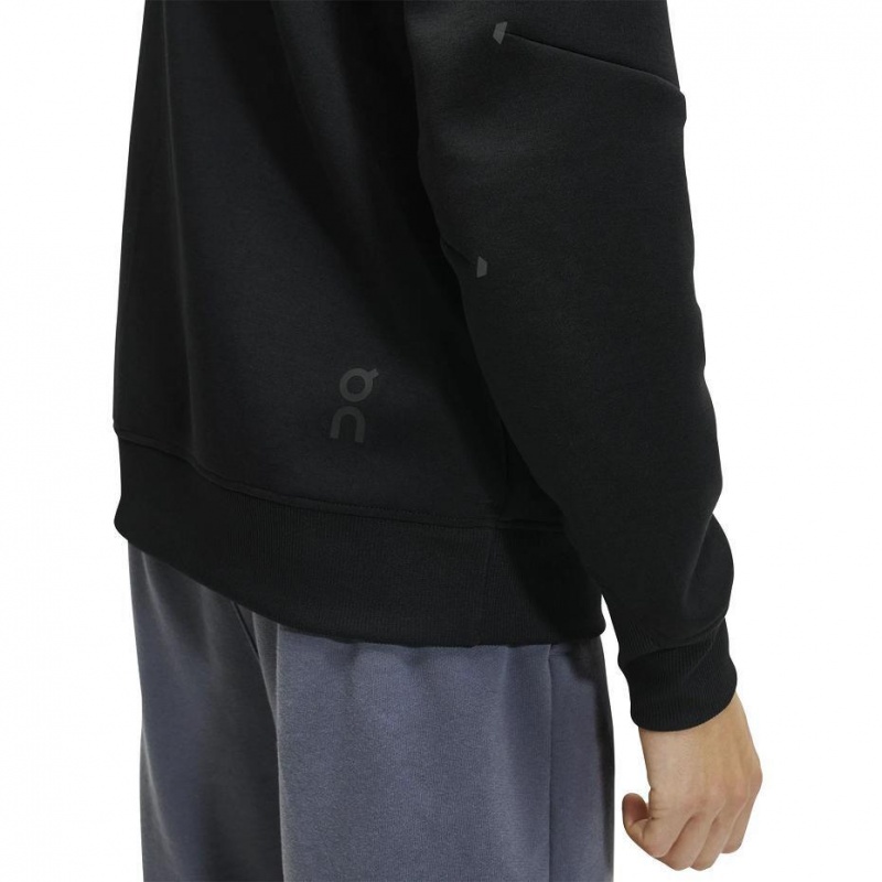 Black On Men's Hoodie | USA_ON8653