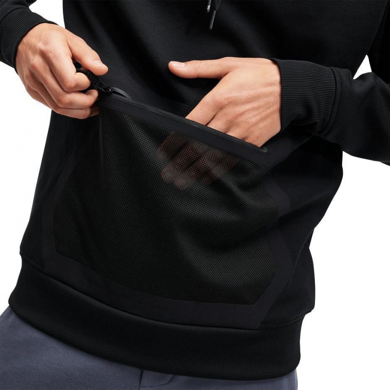 Black On Men's Hoodie | USA_ON8653