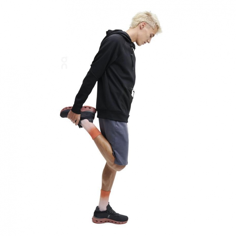 Black On Men's Hoodie | USA_ON8653