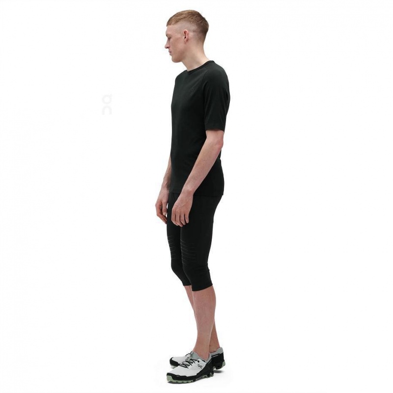 Black On Merino-T Men's T-shirts | USA_ON8460