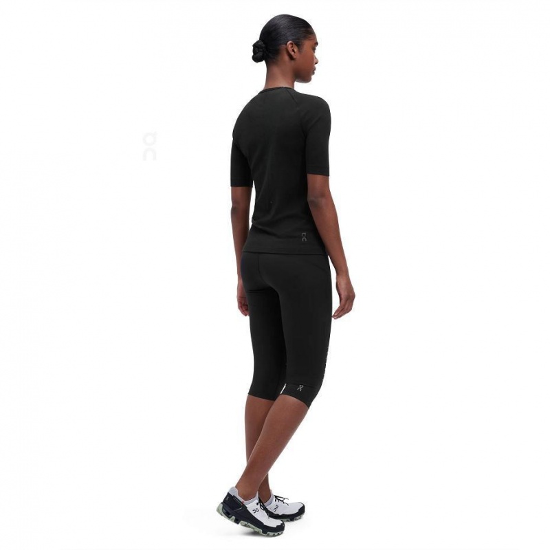 Black On Merino-T Women's T-shirts | USA_ON9037