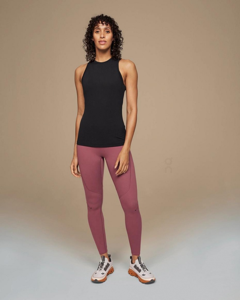 Black On Movement Women's Tank | USA_ON8811