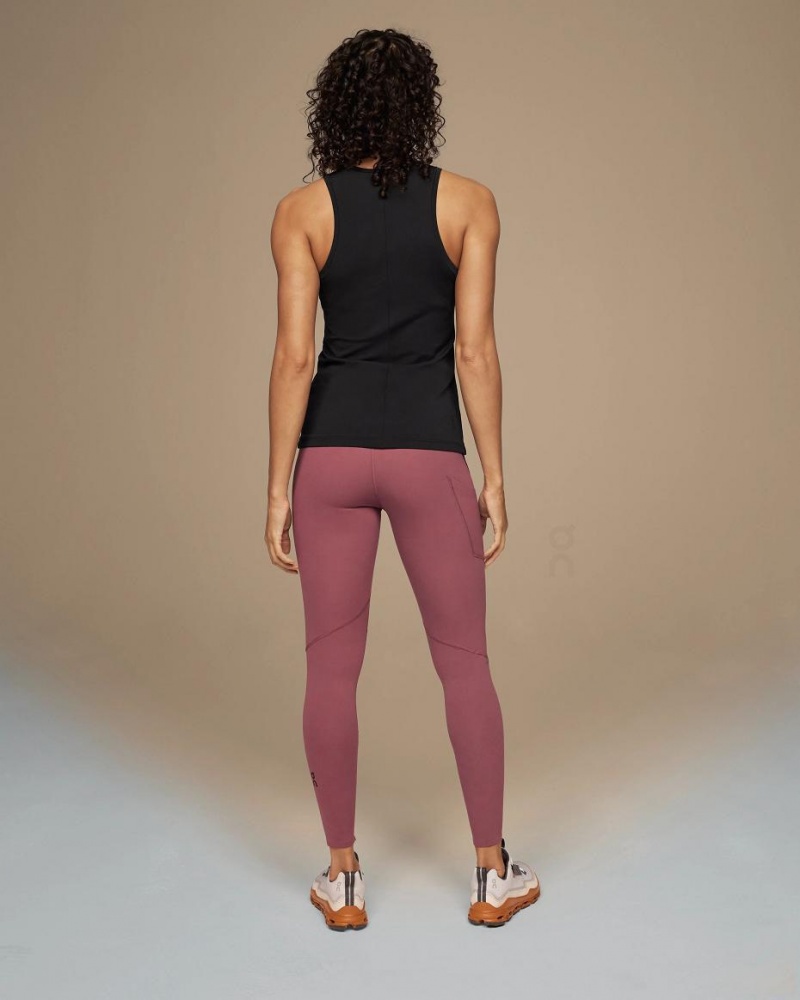 Black On Movement Women's Tank | USA_ON8811