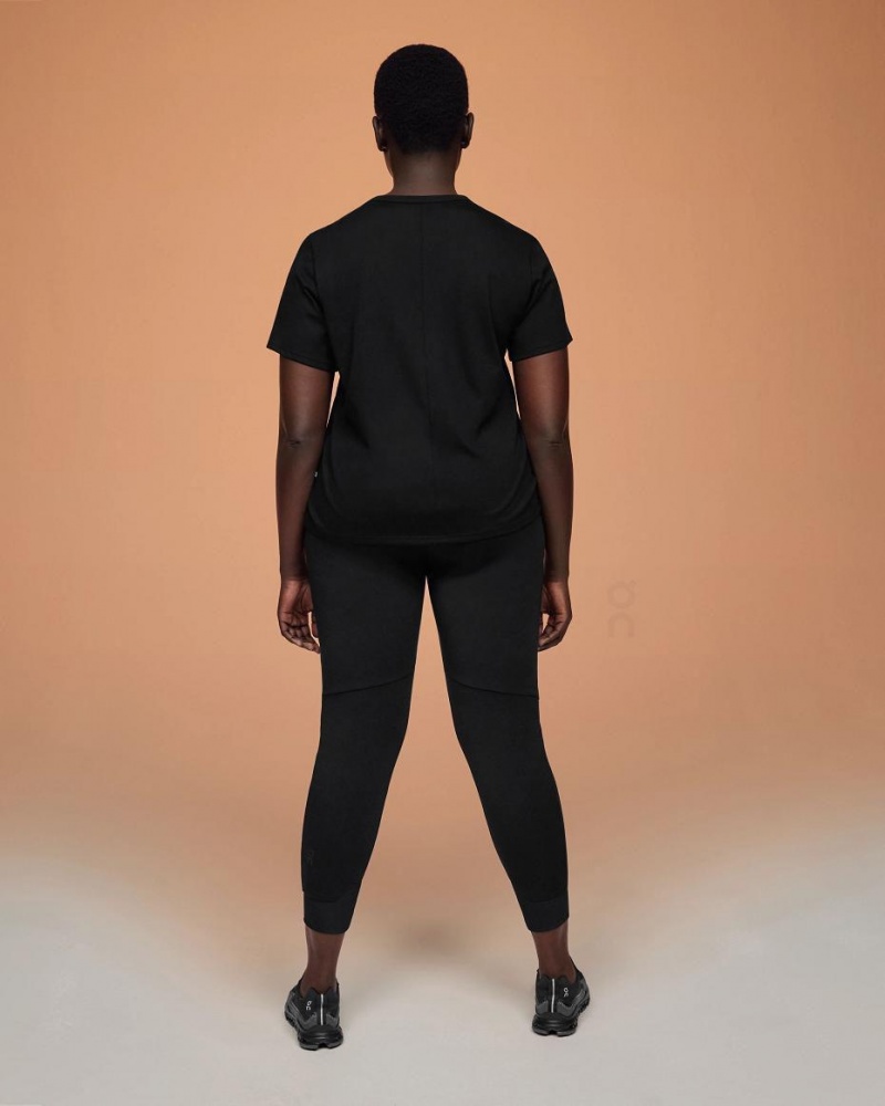 Black On On-T Women's T-shirts | USA_ON8473