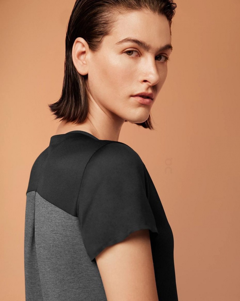 Black On Performance-T Women's T-shirts | USA_ON8629