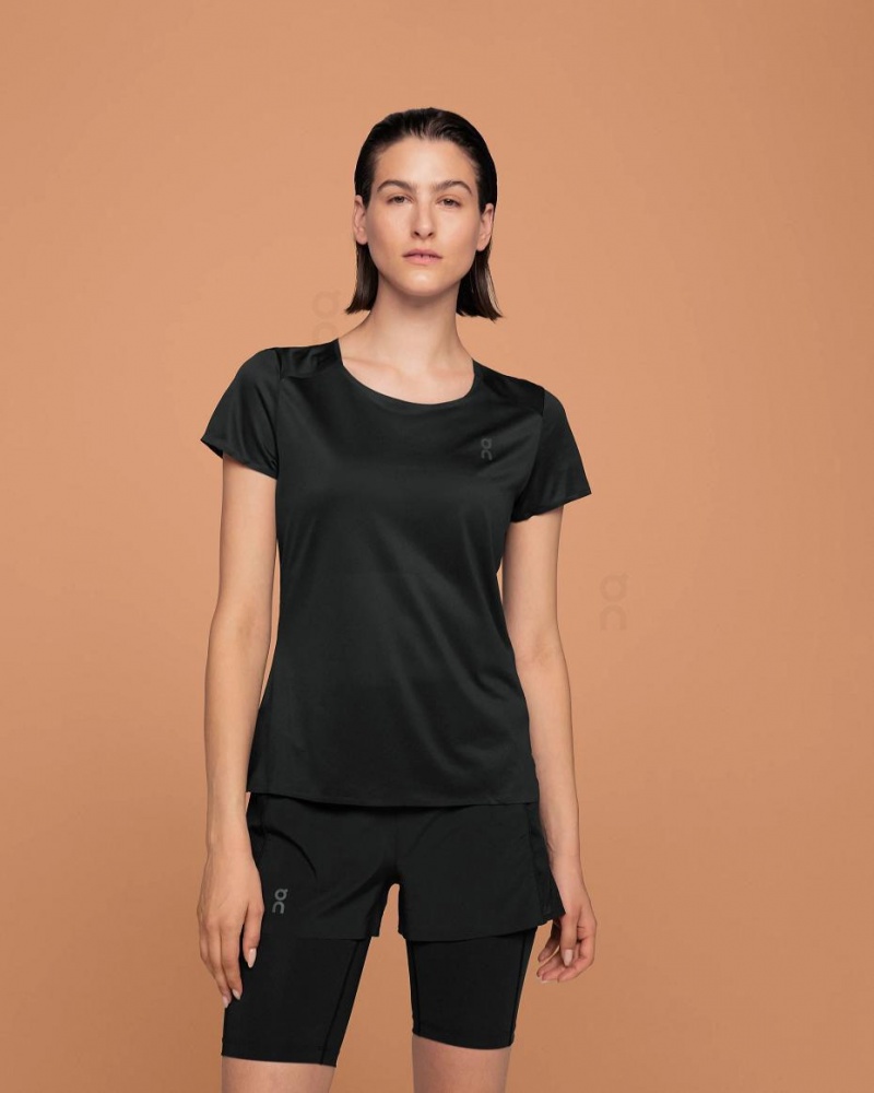 Black On Performance-T Women's T-shirts | USA_ON8629