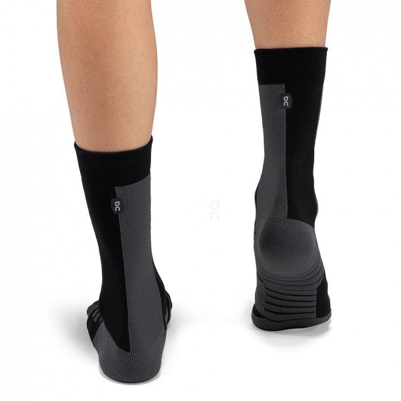 Black On Performance High Men's Socks | USA_ON9160