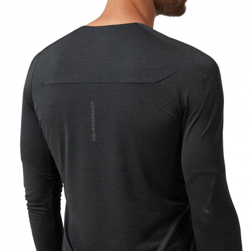 Black On Performance Long-T Men's T-shirts | USA_ON8131