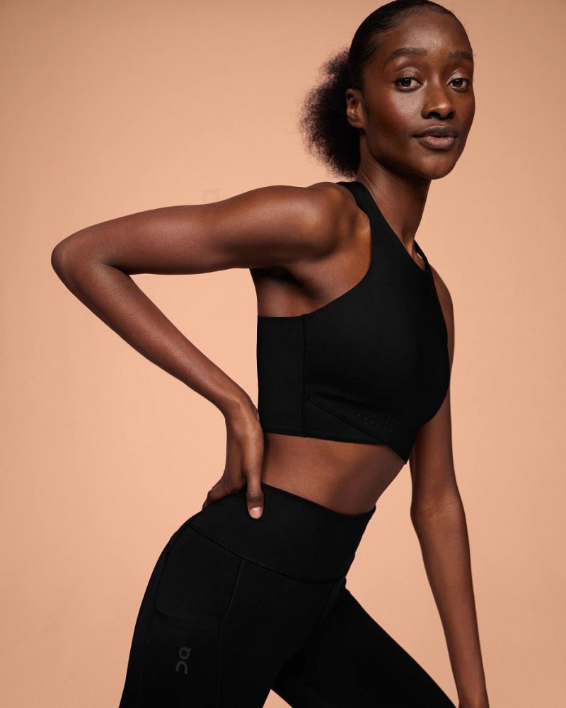 Black On Race Crop Women\'s Tank | USA_ON8571