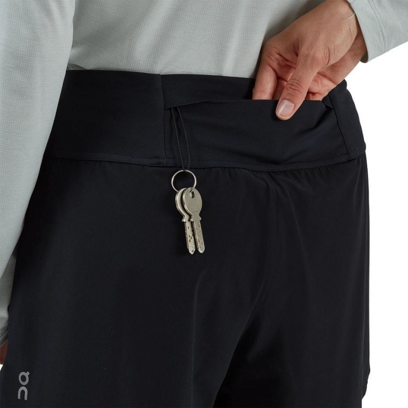 Black On Running Women's Shorts | USA_ON8489