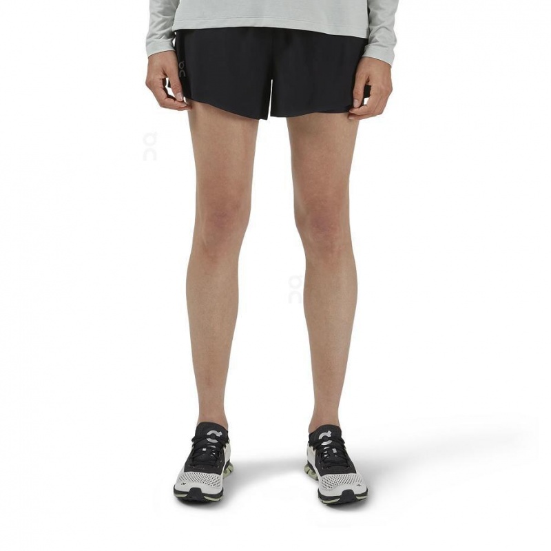 Black On Running Women's Shorts | USA_ON8489