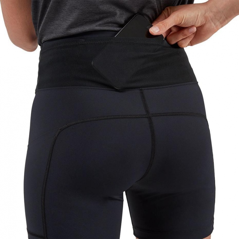 Black On Sprinter Women's Shorts | USA_ON8421