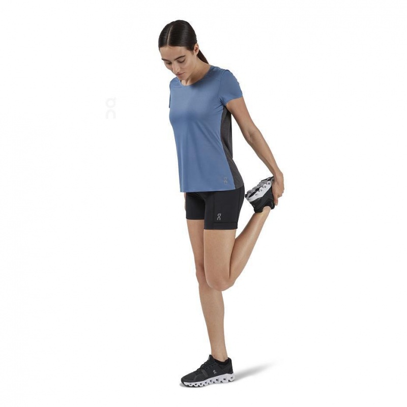 Black On Sprinter Women's Shorts | USA_ON8421