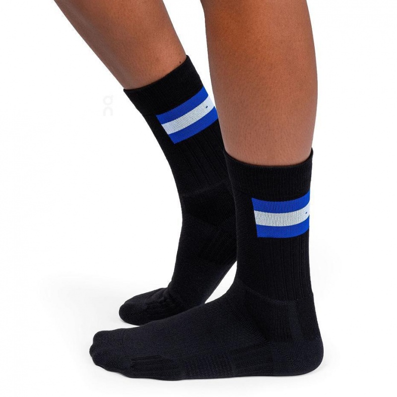 Black On Tennis Women's Socks | USA_ON9088