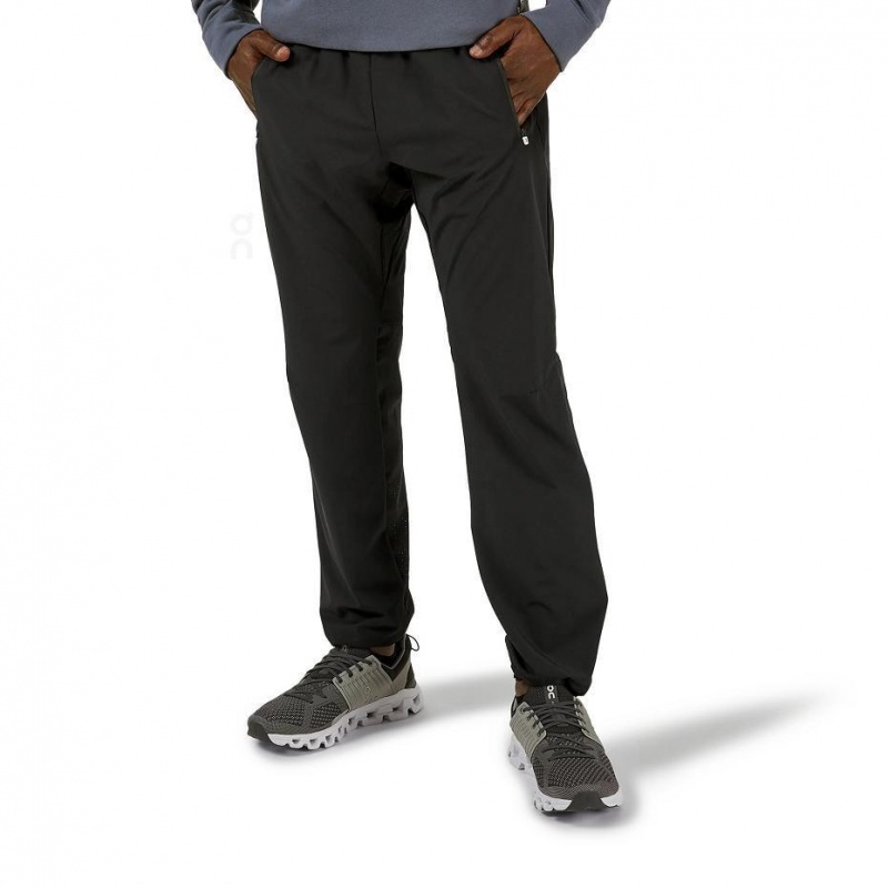 Black On Track Men\'s Pants | USA_ON8893