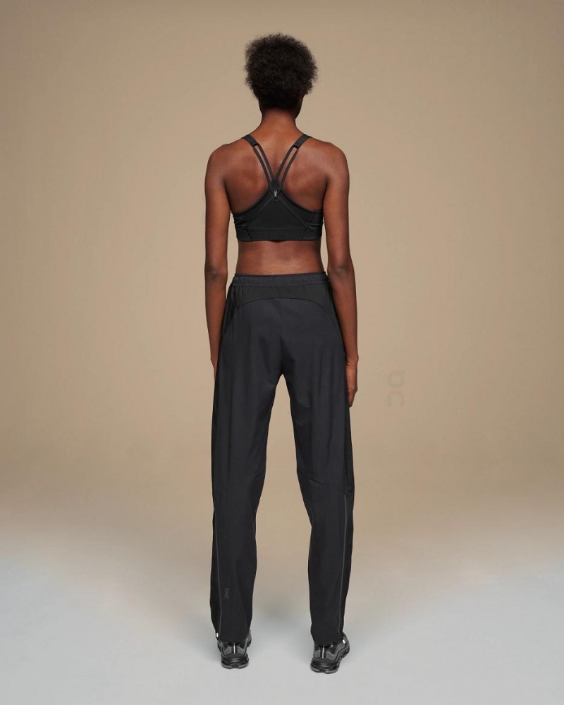 Black On Track Women's Pants | USA_ON9090