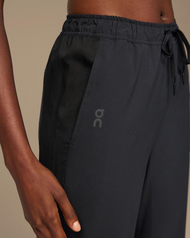 Black On Track Women's Pants | USA_ON9090