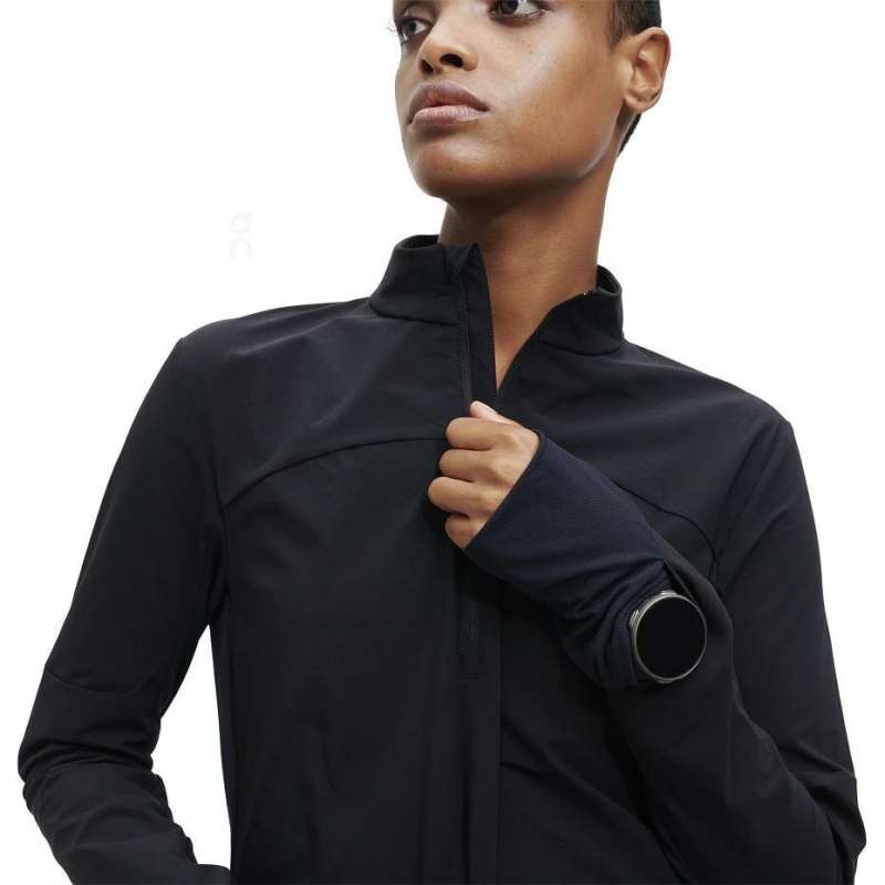 Black On Trail Breaker Women's T-shirts | USA_ON8238