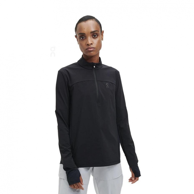Black On Trail Breaker Women's T-shirts | USA_ON8238