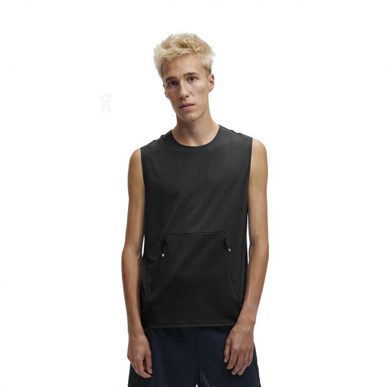 Black On Training Men\'s Tank | USA_ON8559