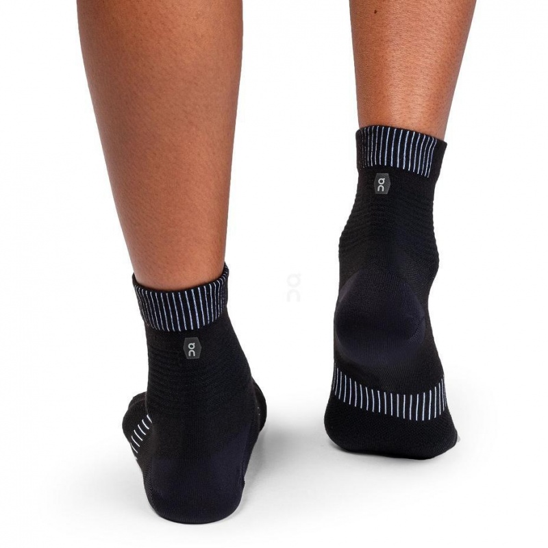 Black On Ultralight Mid Men's Socks | USA_ON8871