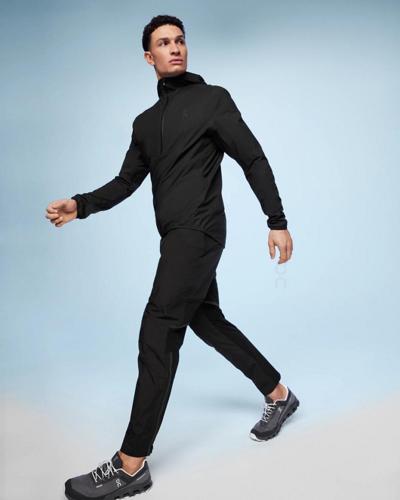 Black On Waterproof Anorak Men's Jackets | USA_ON8503