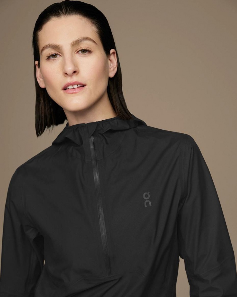 Black On Waterproof Anorak Women's Jackets | USA_ON1177