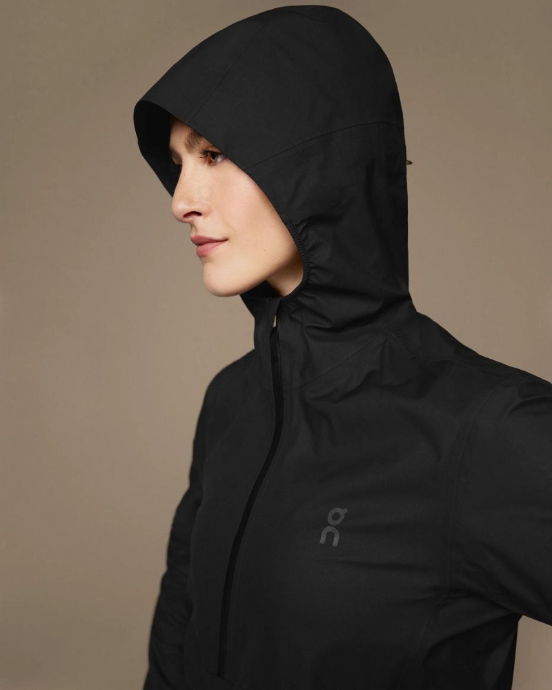 Black On Waterproof Anorak Women's Jackets | USA_ON1177