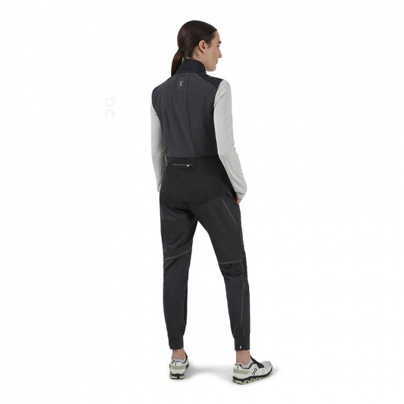 Black On Weather Vest Women's Jackets | USA_ON9111