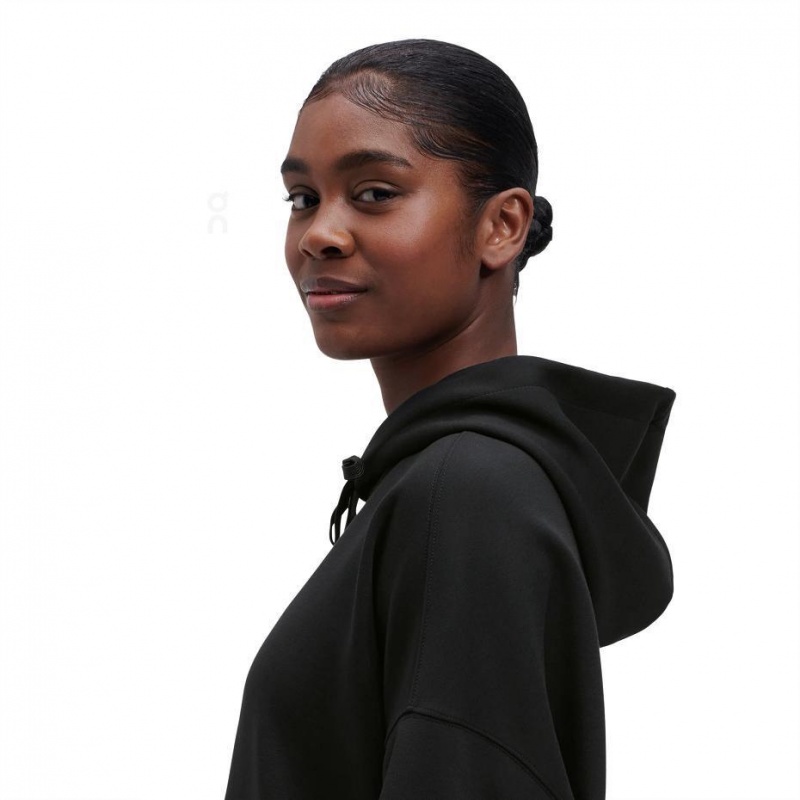 Black On Women's Hoodie | USA_ON9059