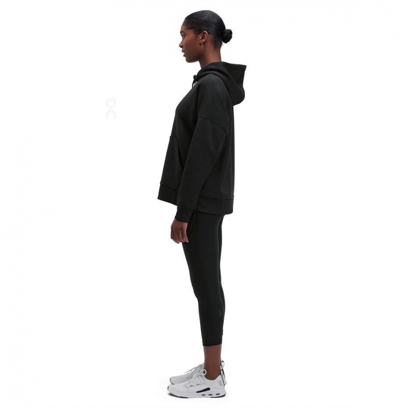 Black On Women's Hoodie | USA_ON9059